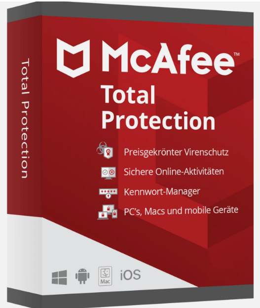 McAfee Total Protection 2026 (1 Device 1 Year)